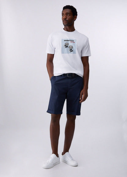Bermuda Liu Jo chino in cotone uomo