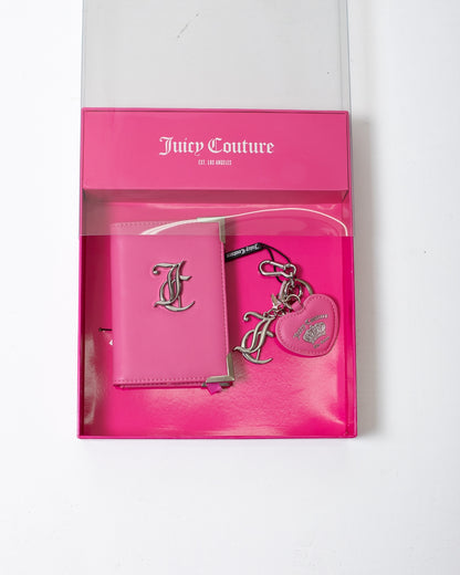 Box Passport Holder + Key Juicy Couture donna