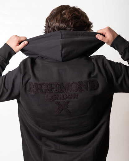 Felpa Richmond X fullzip con logo teddy uomo