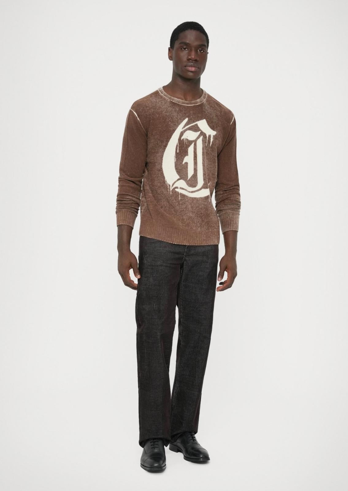 Maglia Just Cavalli girocollo "Reserve Print" uomo