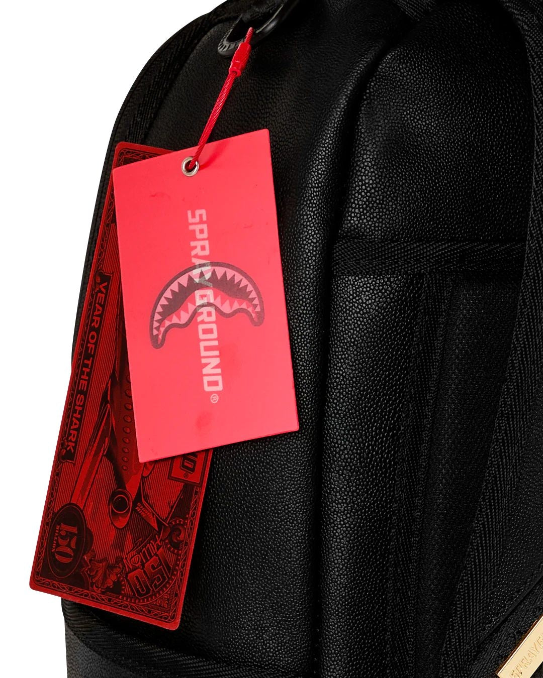Zaino Sprayground nero "That gold drap backpack"
