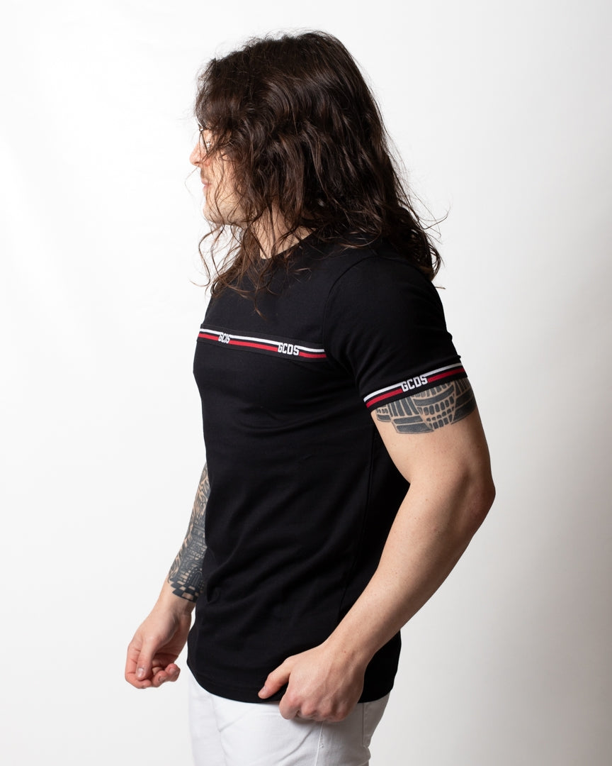 T-Shirt GCDS Essentials "Logo Tape" uomo