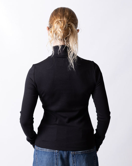 Maglia Calvin Klein lupetto in costina donna