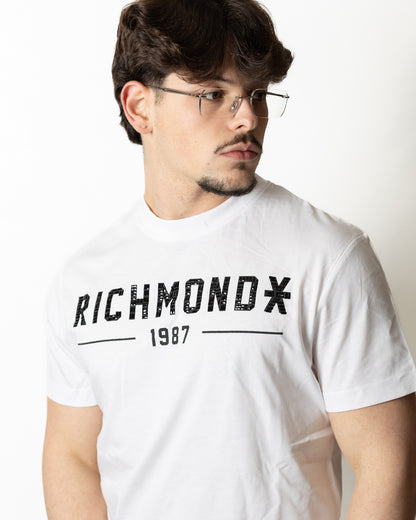 T-Shirt Richmond X con logo strass uomo
