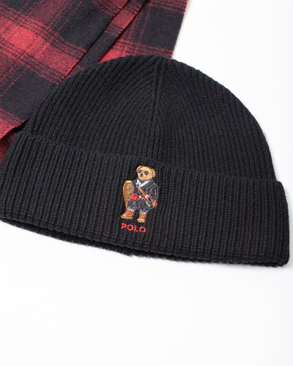 Sciarpa e cappello Polo Ralph Lauren in lana a quadri