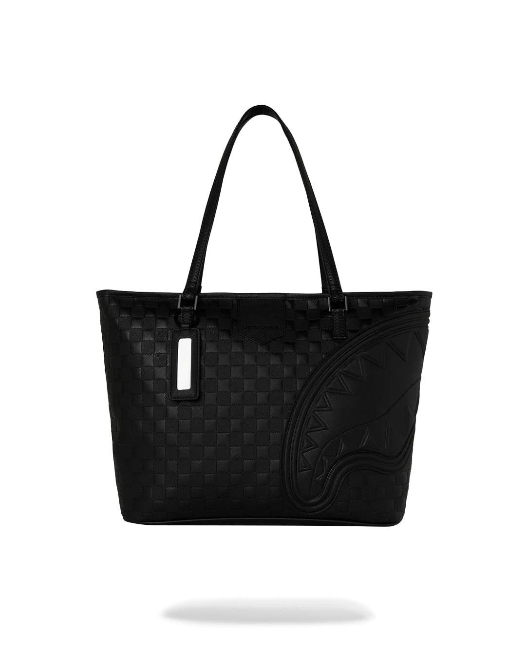 Borsa Sprayground nero RAISED CHECK TOTE