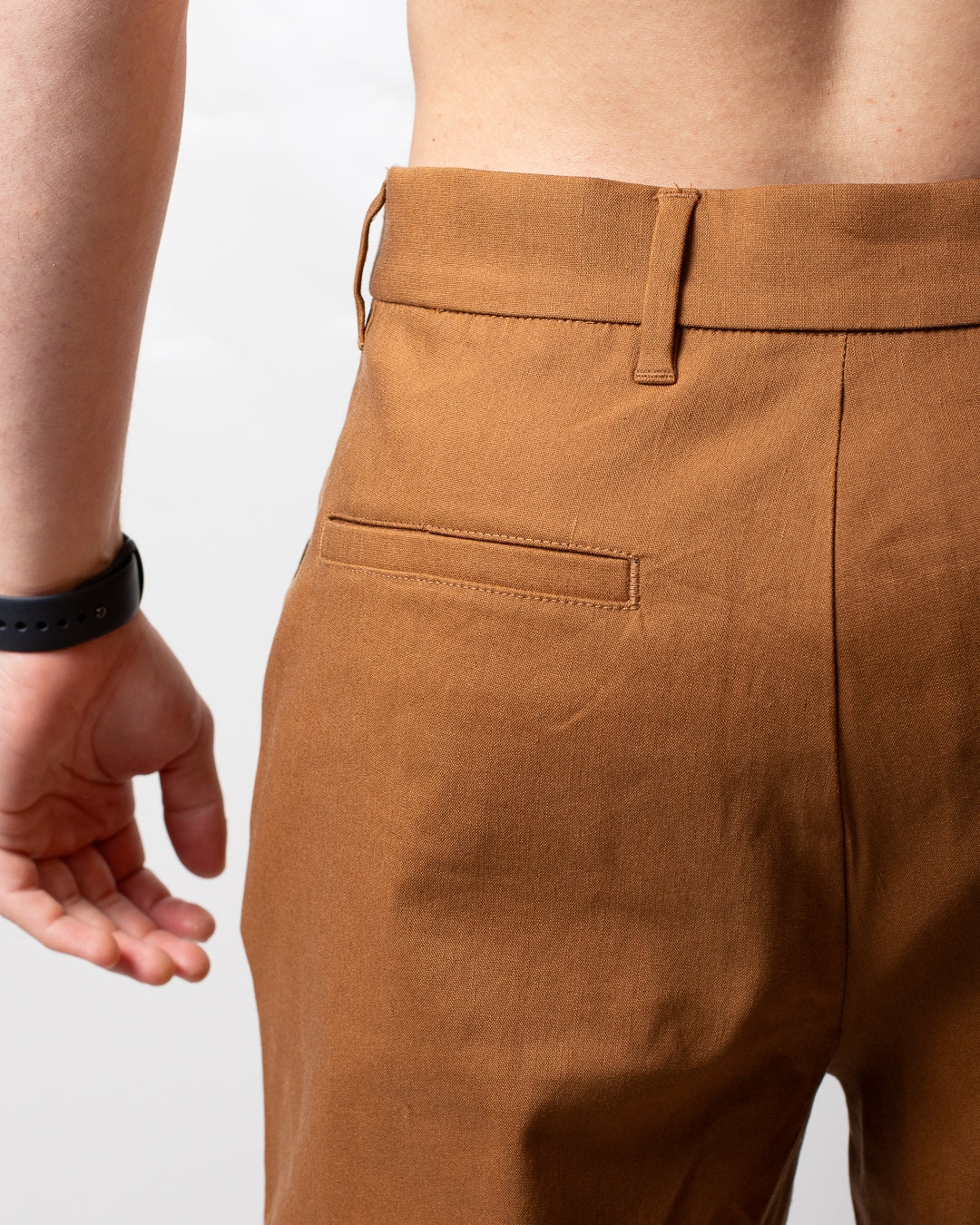 Pantalone Calvin Klein tapered in misto lino uomo