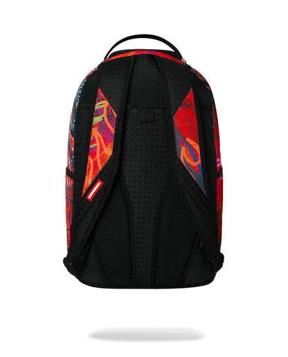 Zaino Sprayground rosso DIABLO GRAFF MURAL BACKPACK