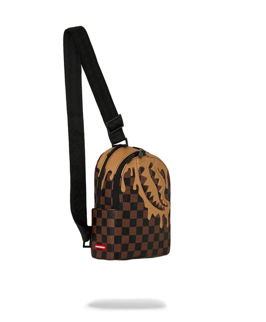 Tracolla Sprayground marrone HENNY MELT BACKPACK SLING