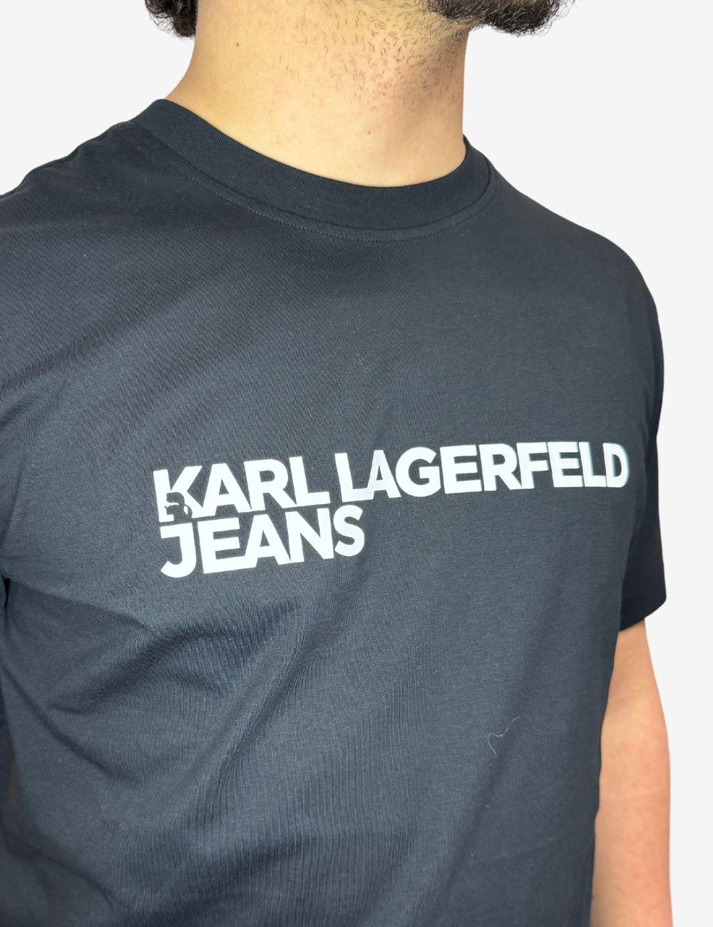 T-Shirt Karl Lagerfeld logata uomo