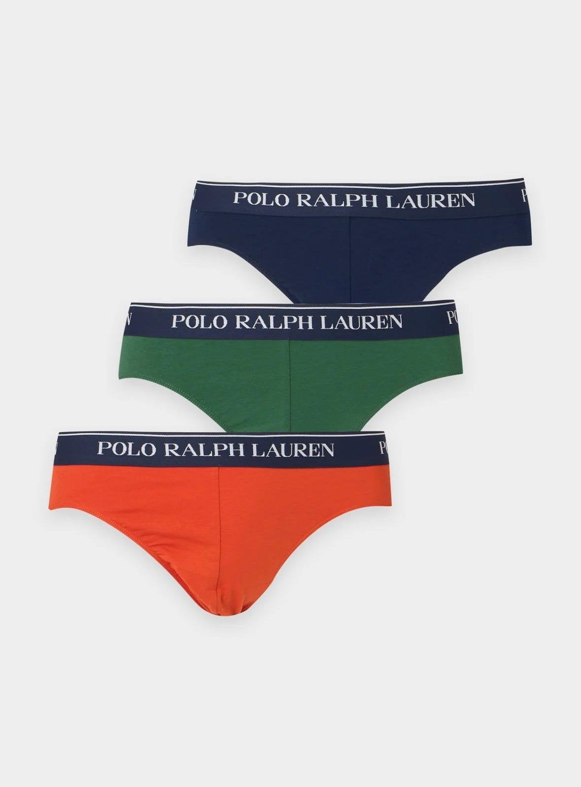 Slip intimo Polo Ralph Lauren stretch cotton three low rise briefs