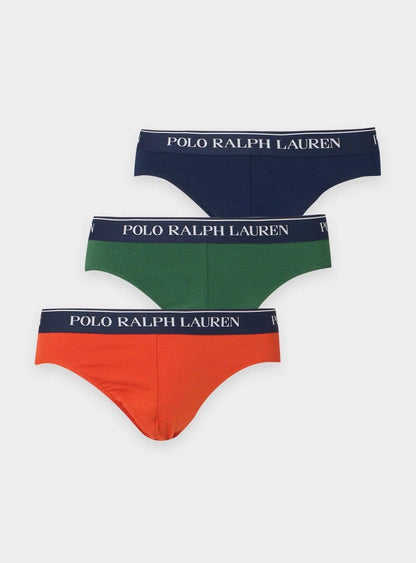 Slip intimo Polo Ralph Lauren stretch cotton three low rise briefs