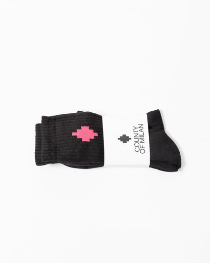 Calze Marcelo Burlon in spugna "County Pink"