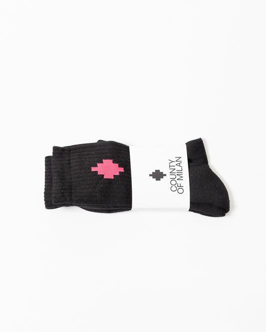 Calze Marcelo Burlon in spugna "County Pink"