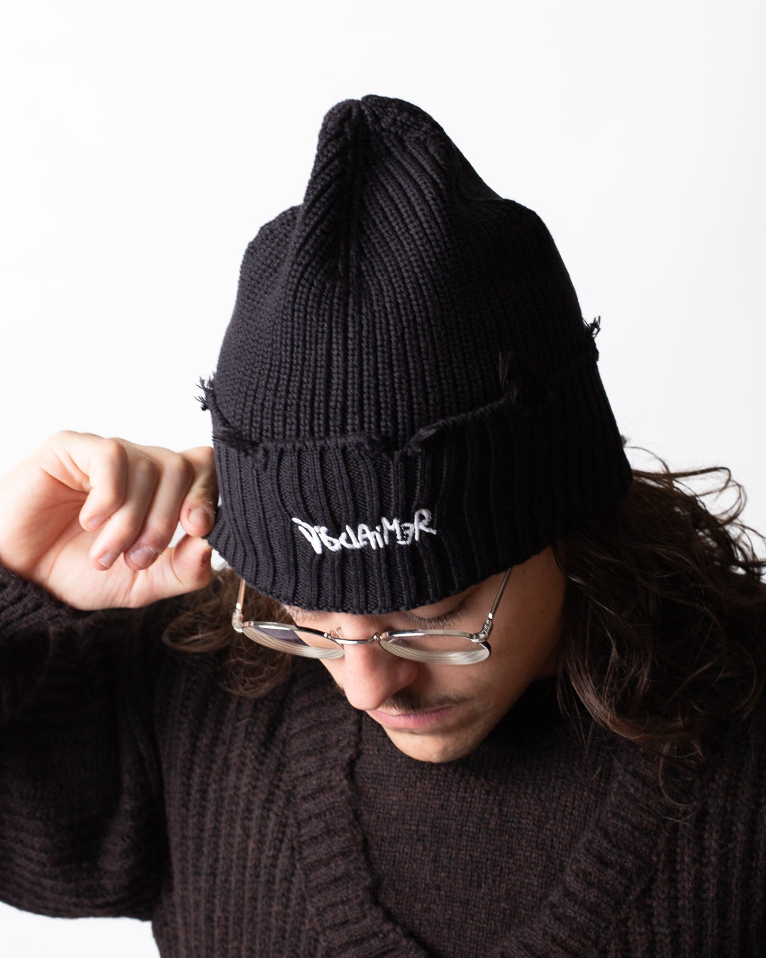 Cappello Disclaimer logato in cotone