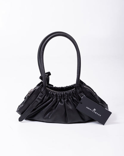 Borsa John Richmond mezzaluna con borchie e logo