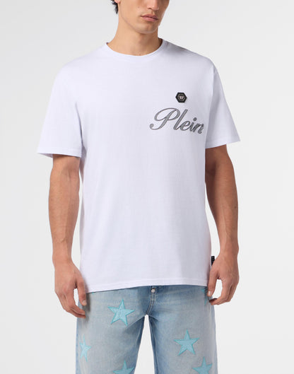 T-Shirt Philipp Plein con logo signature e applicazione