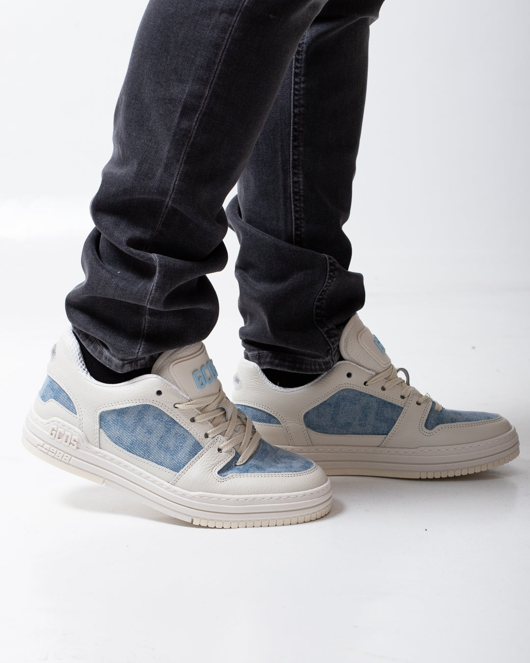 Sneakers GCDS "GC 1988" denim uomo