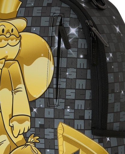 Zaino Sprayground nero MONOPOLY STATUE BACKPACK
