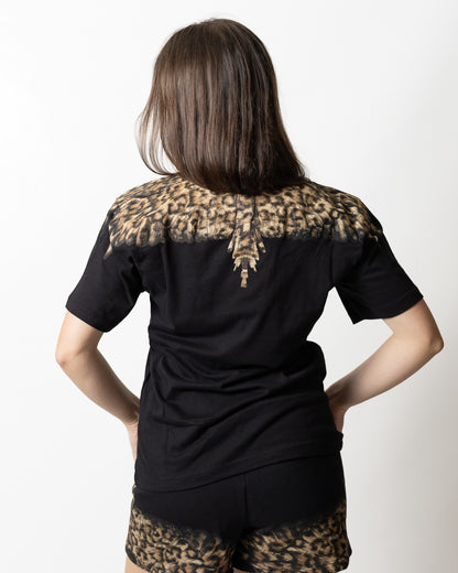 T-Shirt Marcelo Burlon "Wings Animalier" donna