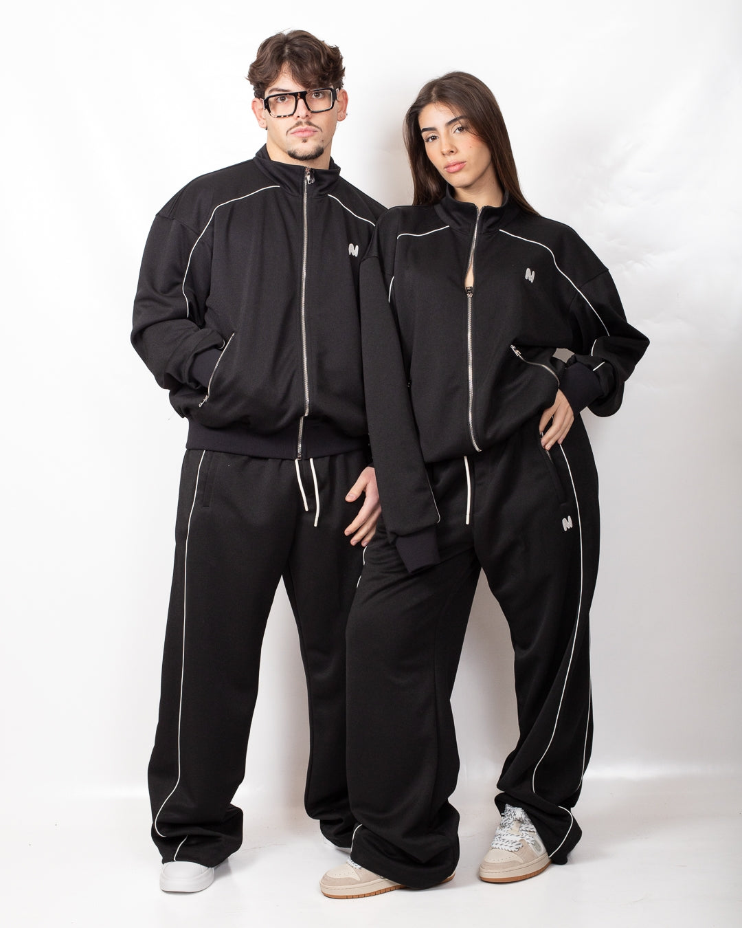 Felpa MSGM fullzip in nylon
