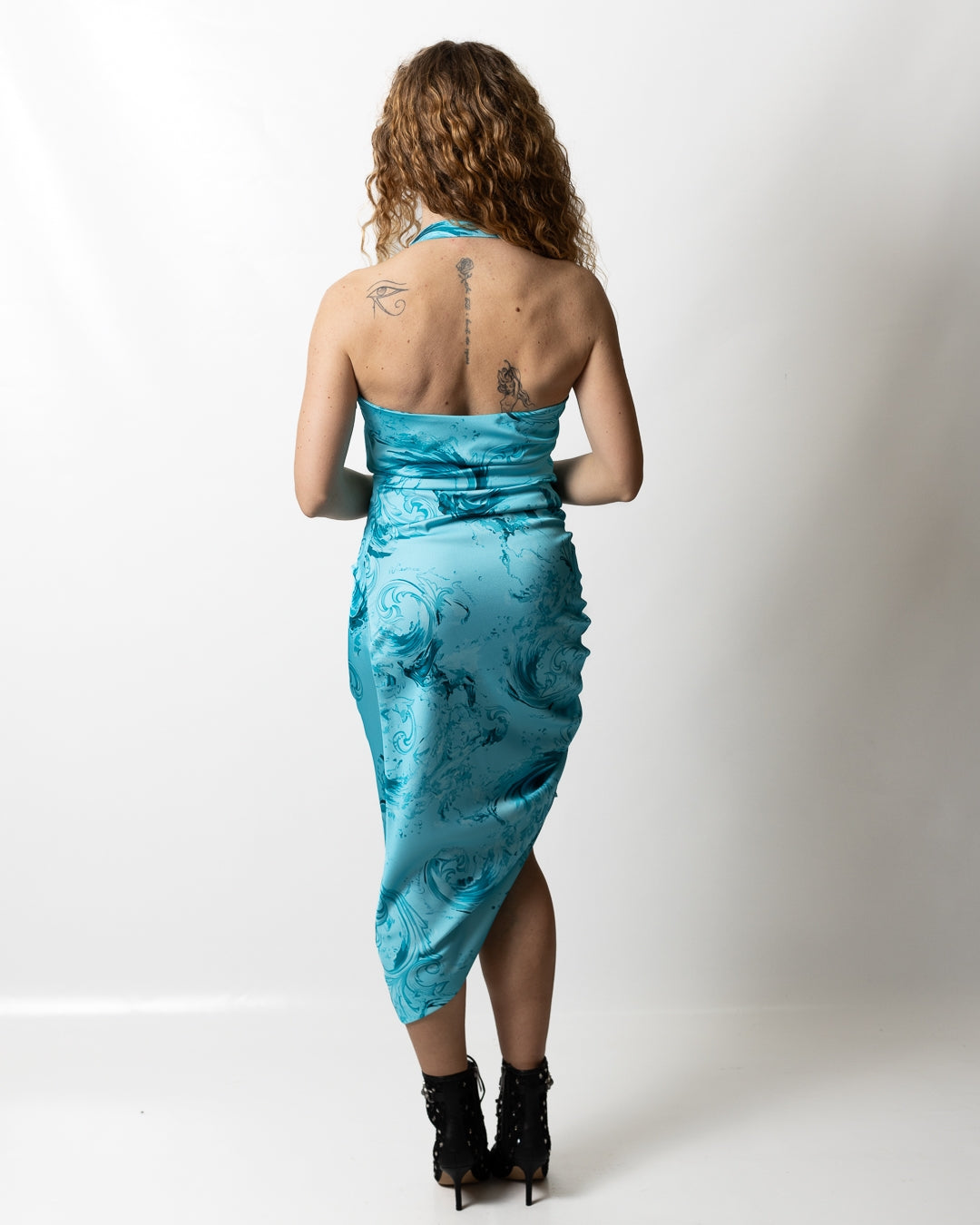Abito Versace Jeans Couture "Wave Baroque" donna