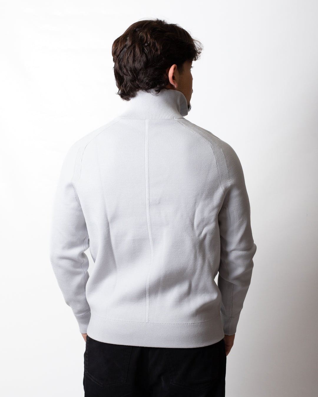Maglia Calvin Klein lupetto con mezza zip uomo