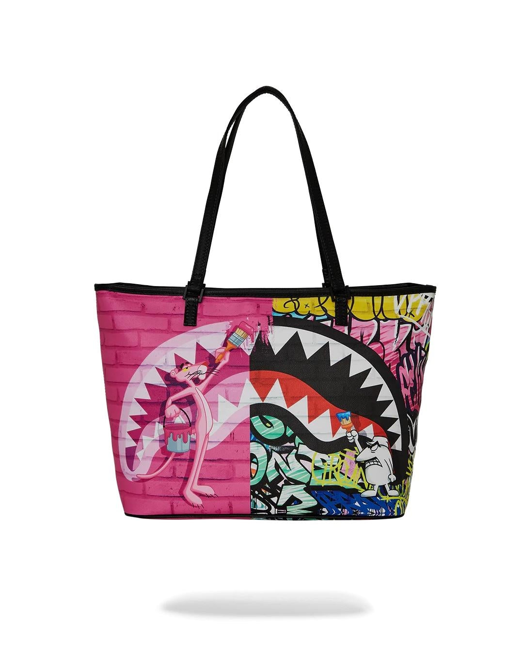 Borsa Sprayground multicolor Pink panther painting tote