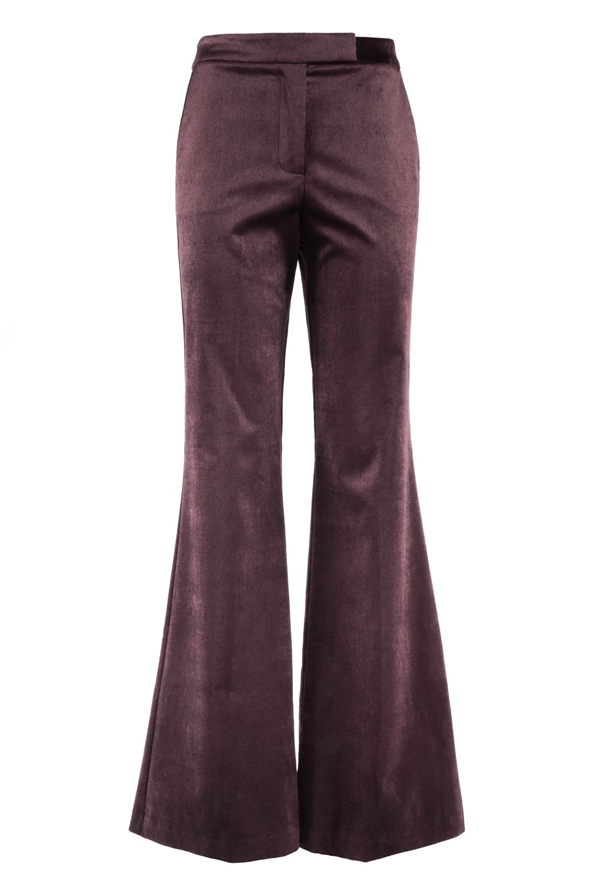 Pantalone Nenette a zampa in velluto