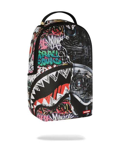 Zaino Sprayground nero Split cybershark dlxsv backpack