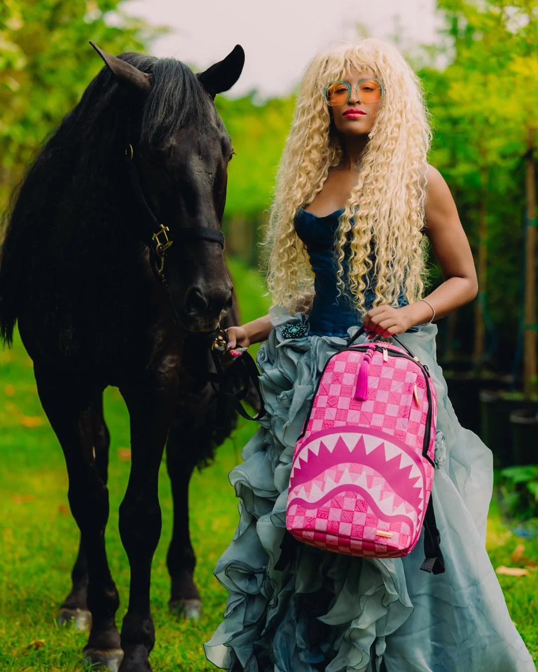 Zaino Sprayground fucsia NEW AI PATTERN BACKPACK PINK