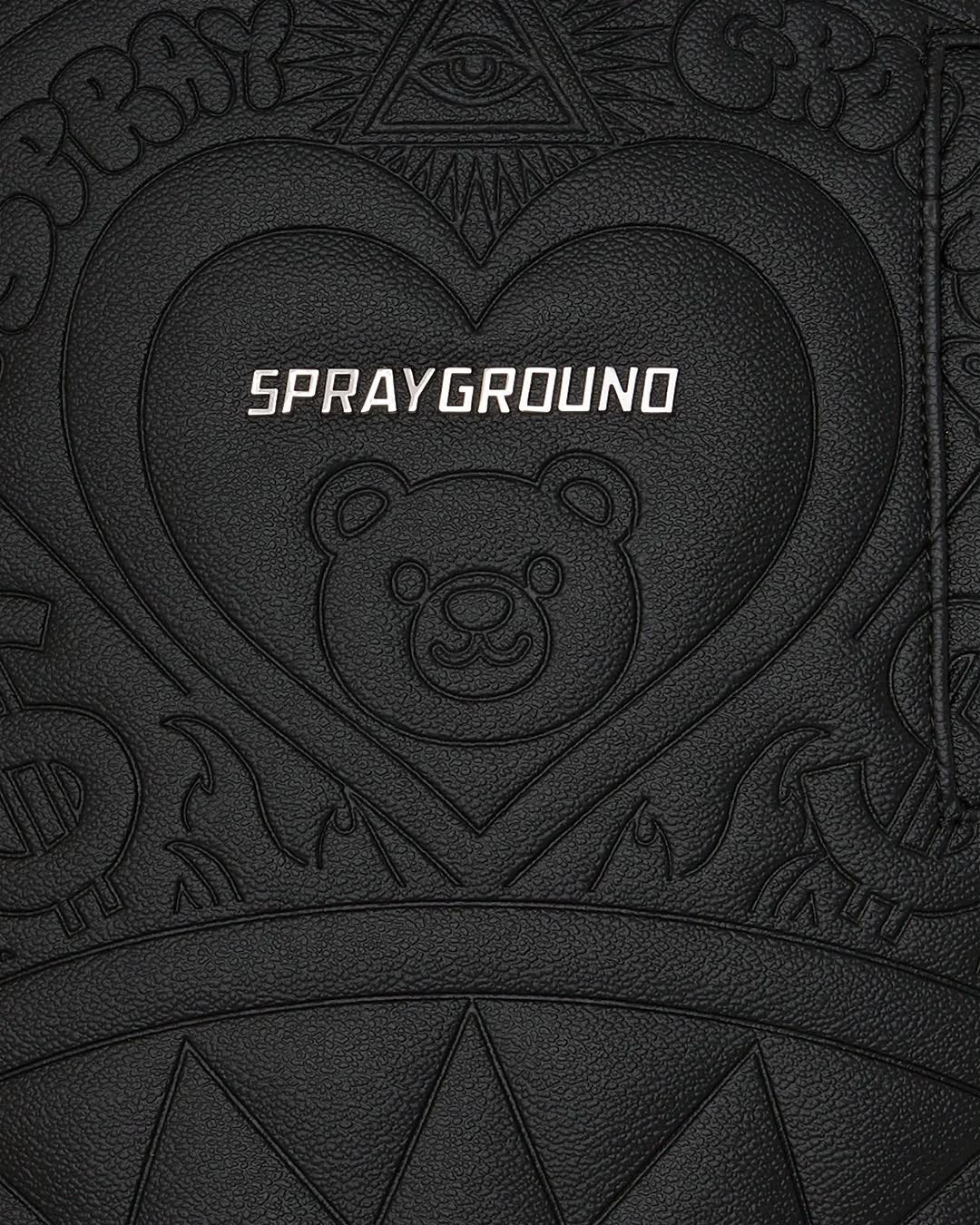 Zaino Sprayground nero INTERESTIING IDEA BACKPACK