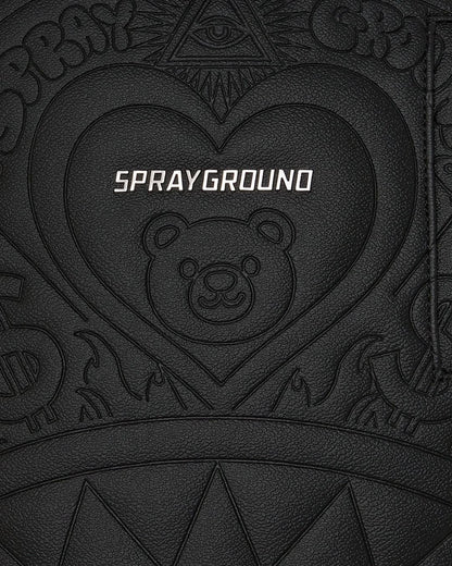 Zaino Sprayground nero INTERESTIING IDEA BACKPACK
