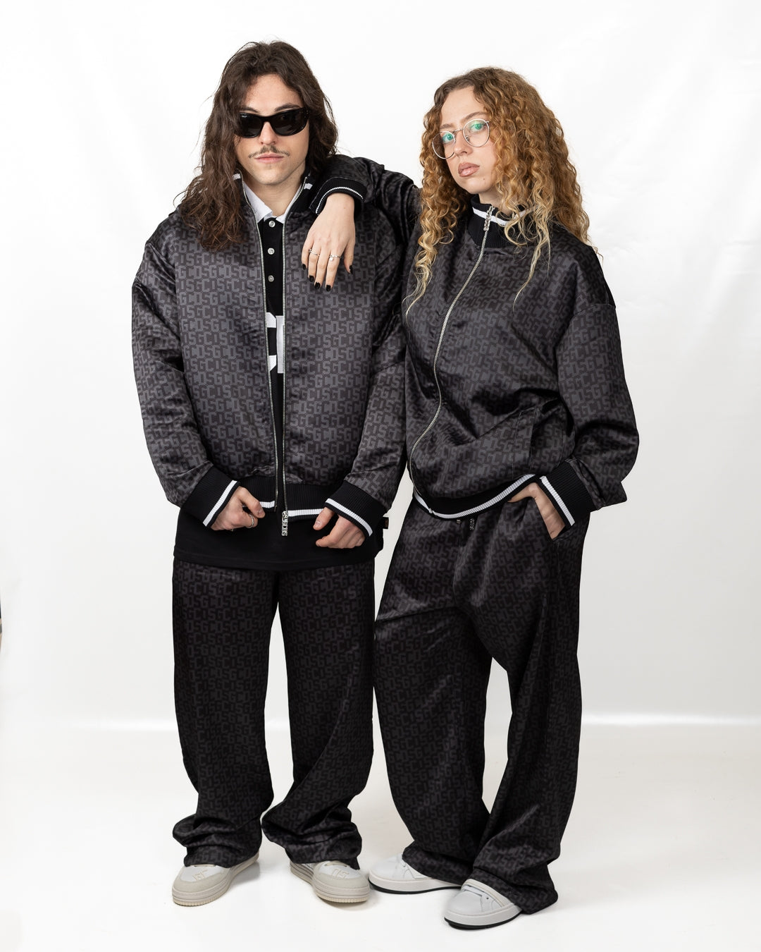 Pantalone GCDS in nylon "Monogram Logo"