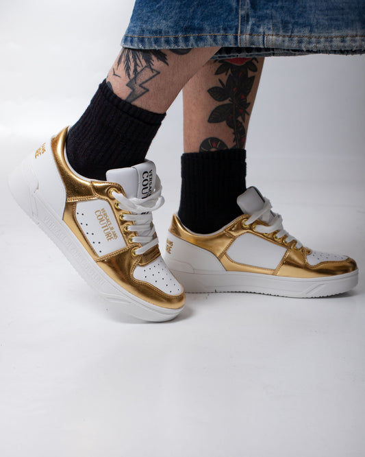 Sneakers Versace Jeans Couture con dettagli laminati donna