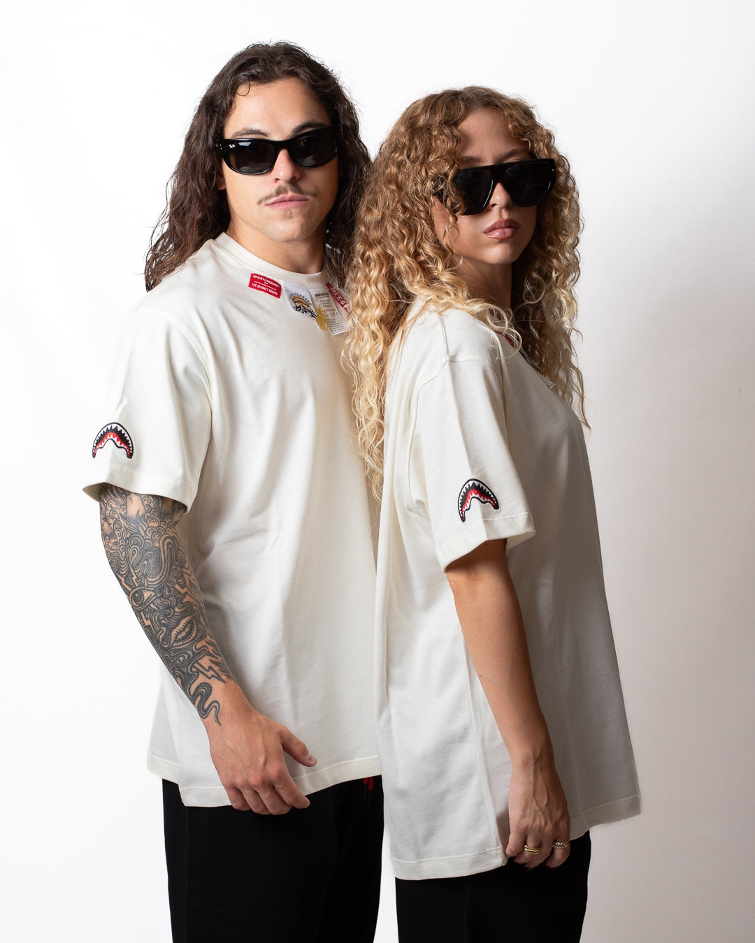 T-Shirt Sprayground regular girocollo "Label"