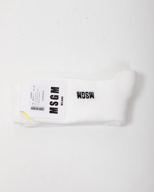 Calze MSGM in spugna "Logo Classic"