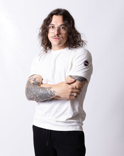 T-shirt Colmar con logo in rilievo 