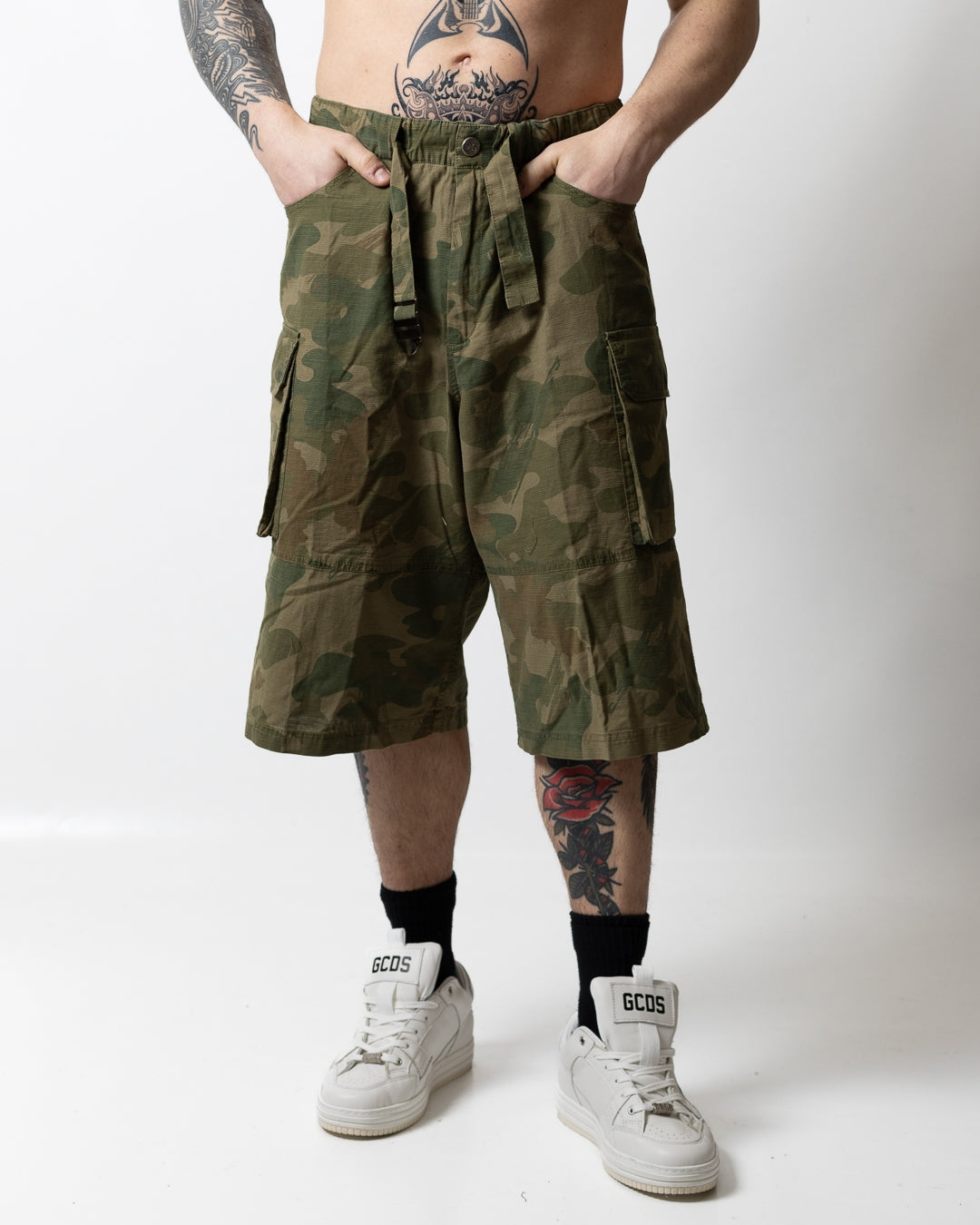 Bermuda Richmond X cargo "Camo Logo" uomo