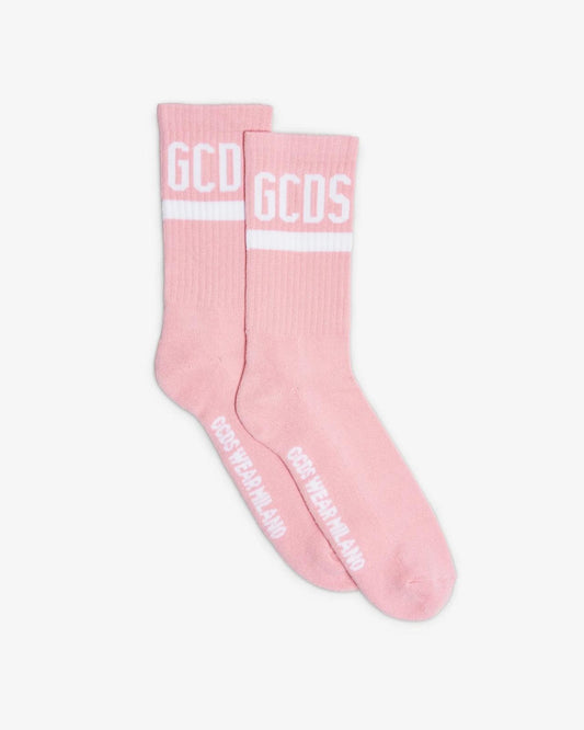 Calze GCDS in spugna con logo a contrasto