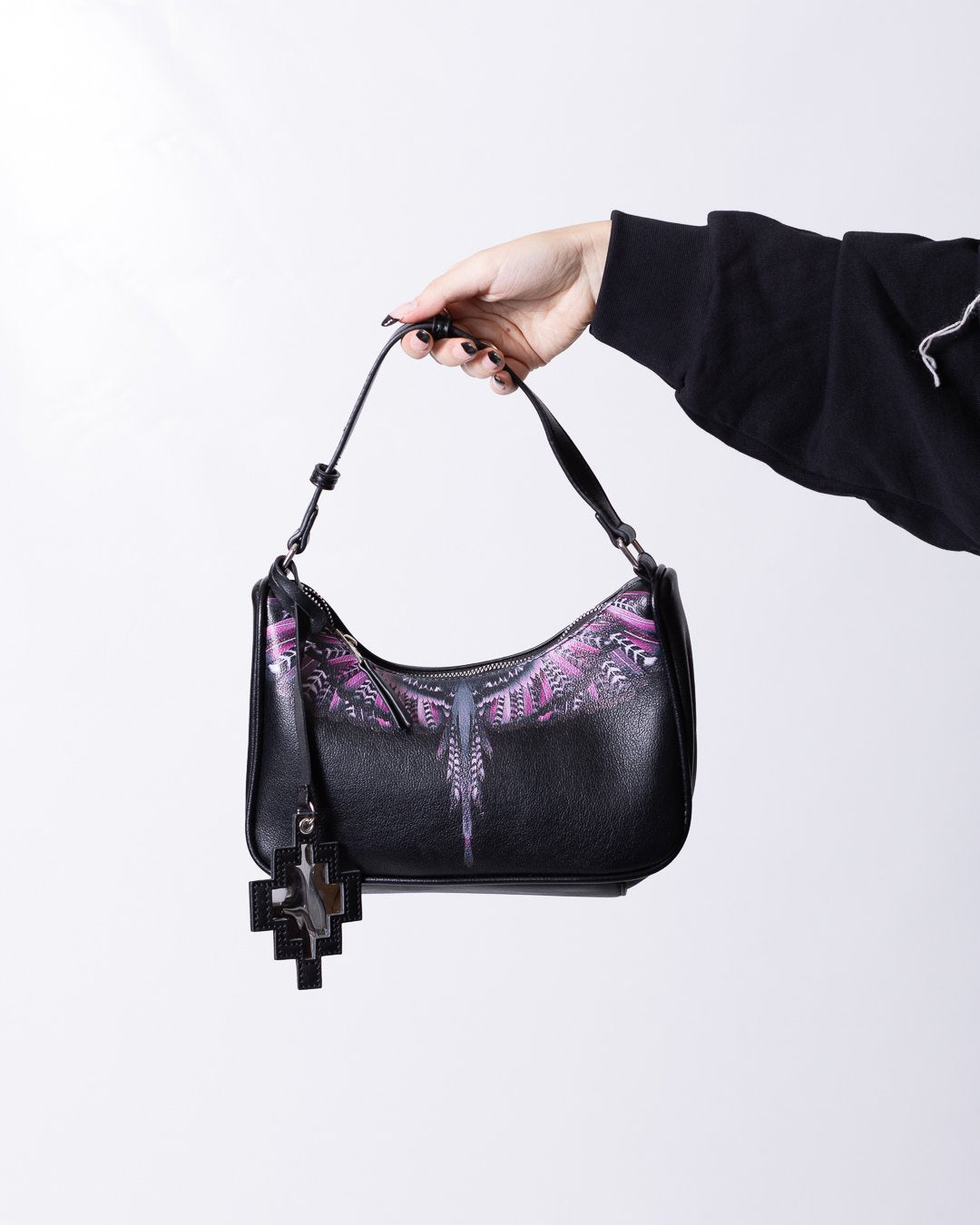 Borsa Marcelo Burlon in ecopelle "Icon Wings"
