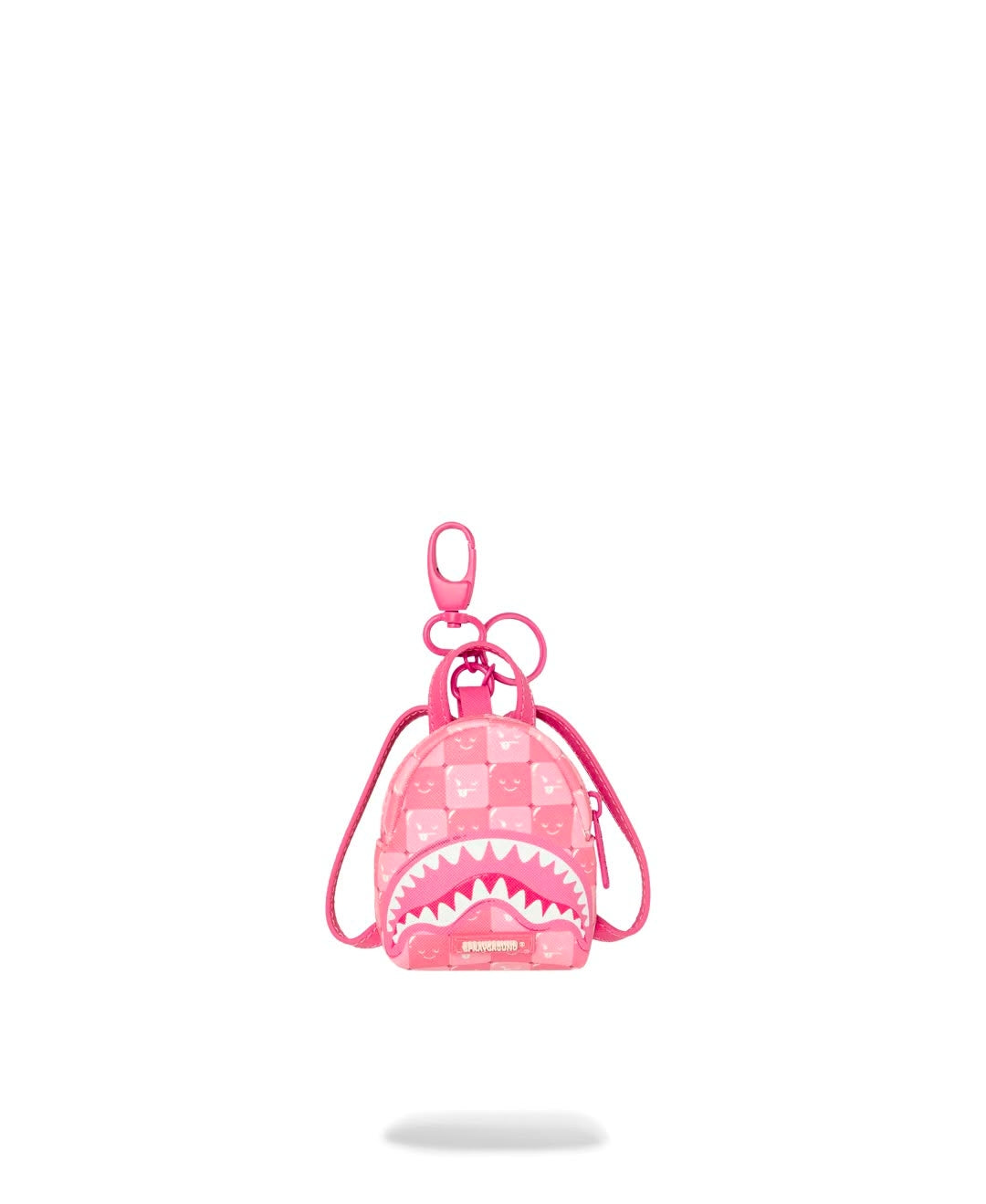 Portachiavi Sprayground fucsia PINK NEW CHECK FACES BACKPACK KEYCHAIN
