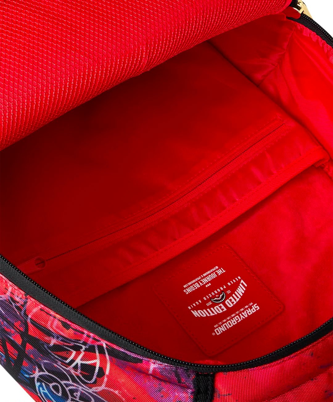 Zaino Sprayground rosso DIABLO GRAFF MURAL BACKPACK