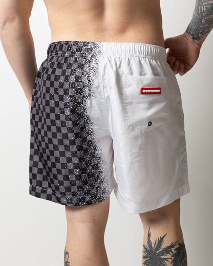 Boxer mare Sprayground con stampa a scacchi uomo