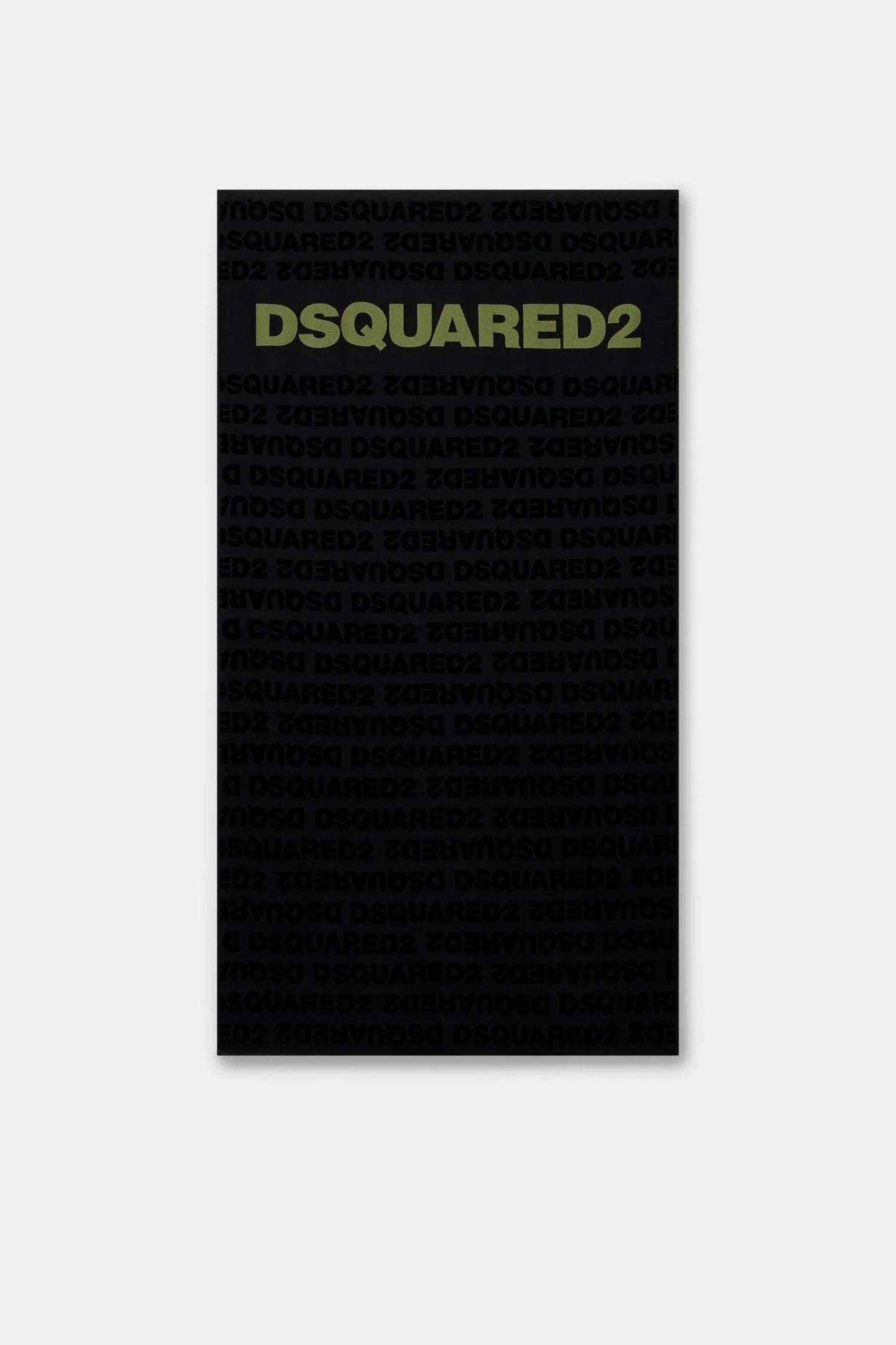Telo mare Dsquared2 in spugna con logo all-over