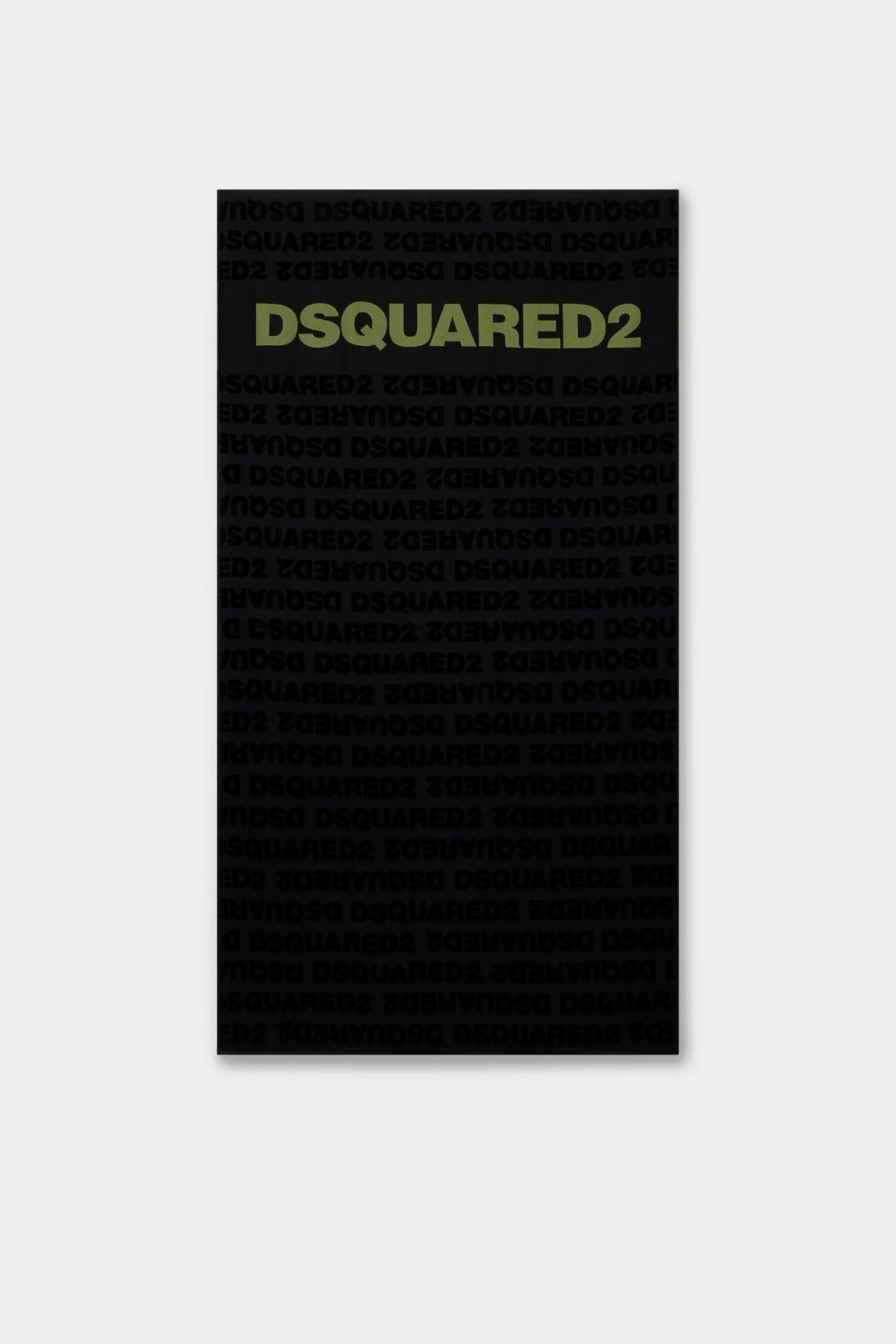 Telo mare Dsquared2 in spugna con logo all-over