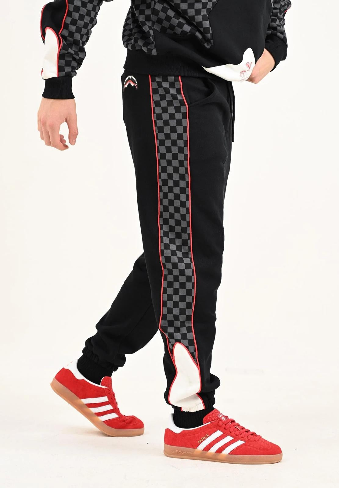 Pantalone Sprayground in felpa "Triple Decker Heir" uomo