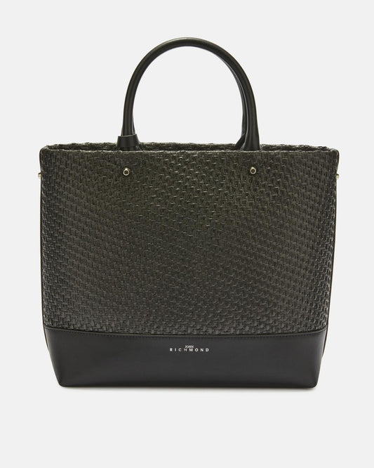 Borsa John Richmond tote effetto paglia donna