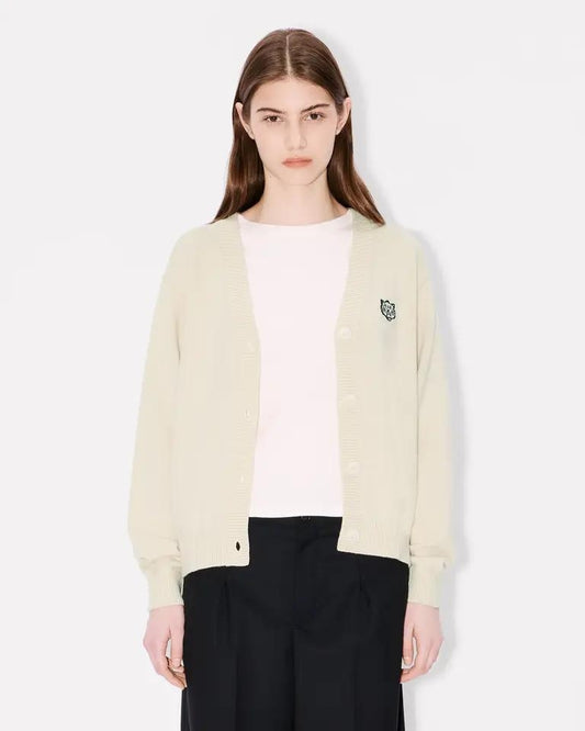 Cardigan Kenzo Paris "Happy Tiger" in misto lana donna