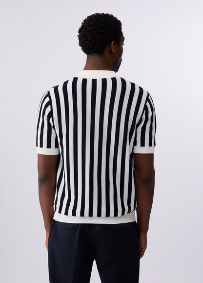 Polo Liu Jo in maglia a strisce uomo